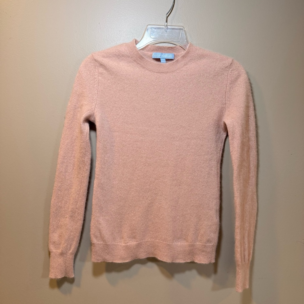 Antonio Melani Sweater XS Designer Cashmere Crewneck Long Sleeves Quiet Luxury